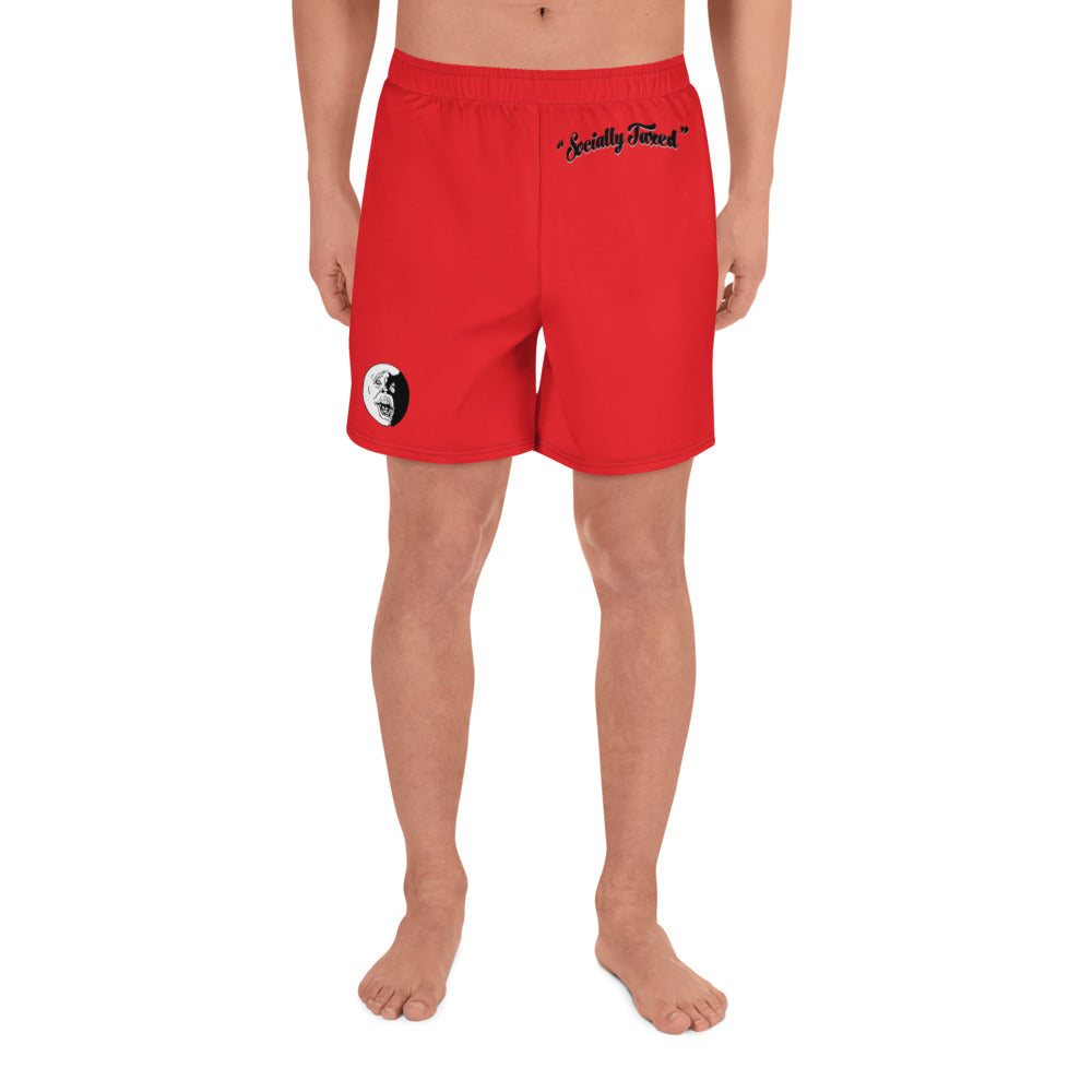 "Socially Taxed" Men's Athletic Long Shorts