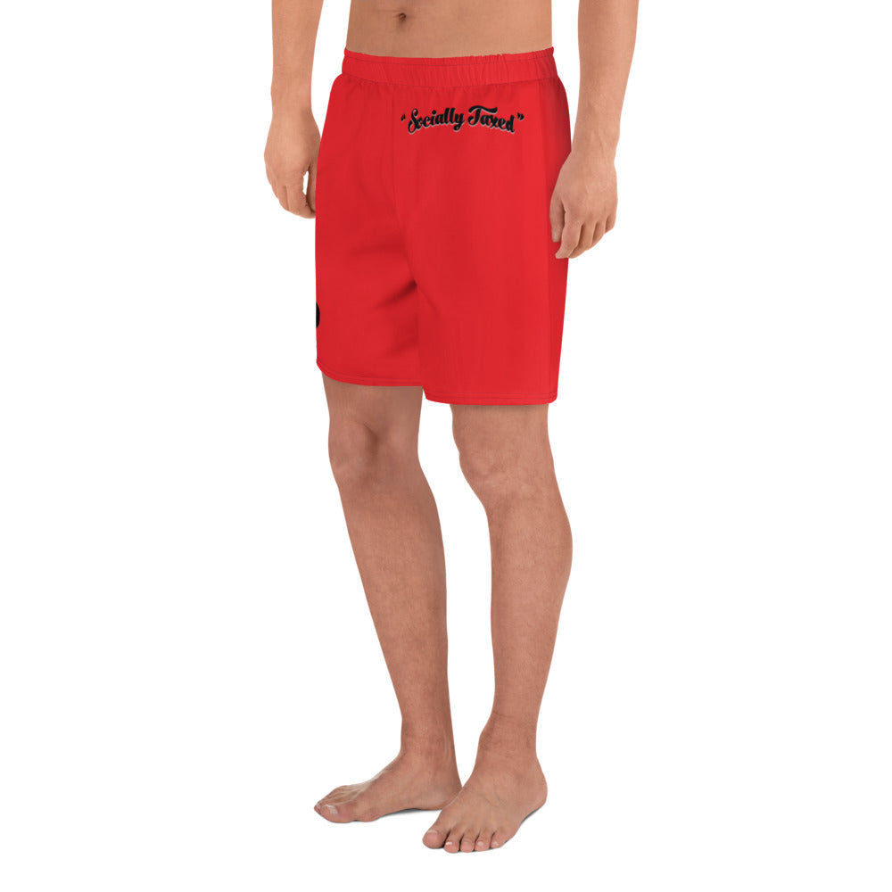 "Socially Taxed" Men's Athletic Long Shorts