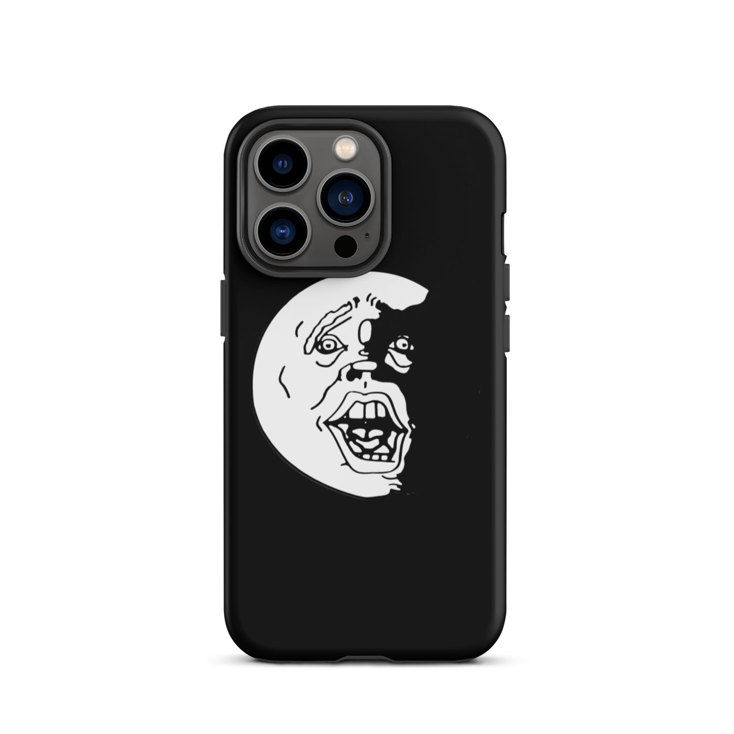 "Socially Taxed" Gentle Beast Black and White Face Tough iPhone case