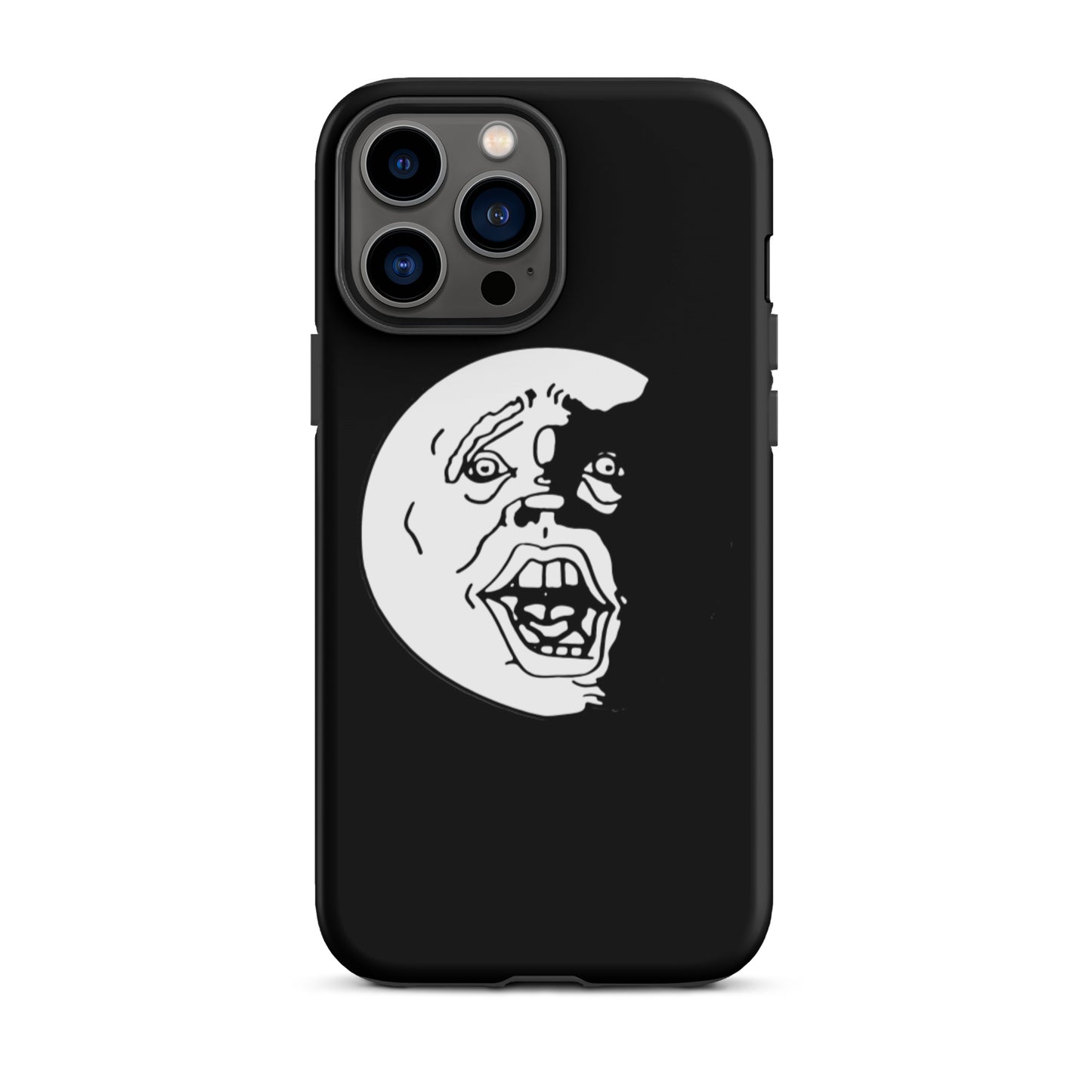 "Socially Taxed" Gentle Beast Black and White Face Tough iPhone case