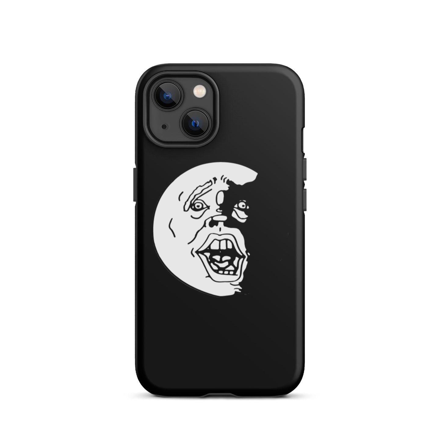 "Socially Taxed" Gentle Beast Black and White Face Tough iPhone case