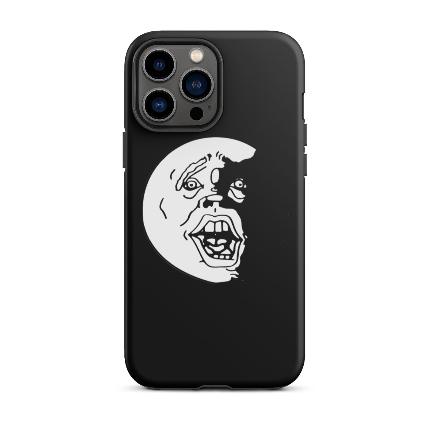 "Socially Taxed" Gentle Beast Black and White Face Tough iPhone case