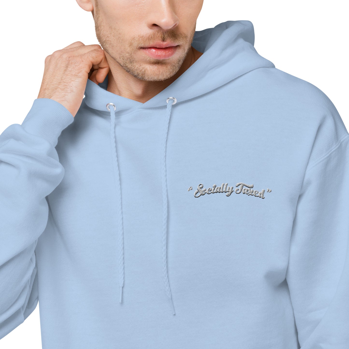 "Socially Taxed" Unisex fleece hoodie