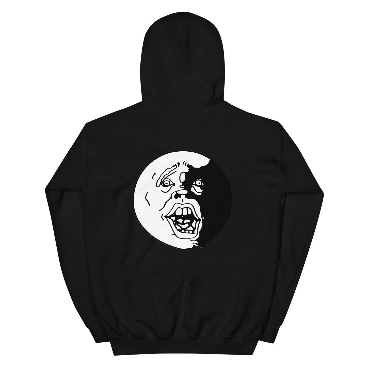 Black and White "Socially Taxed" Gentle Beast Face Unisex Hoodie