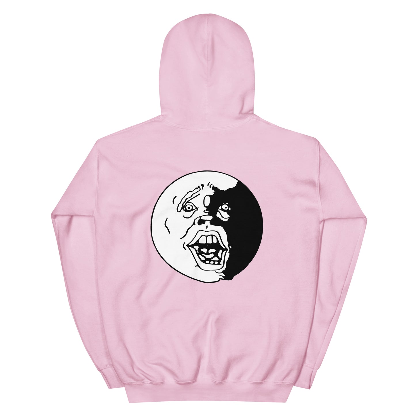 Black and White "Socially Taxed" Gentle Beast Face Unisex Hoodie